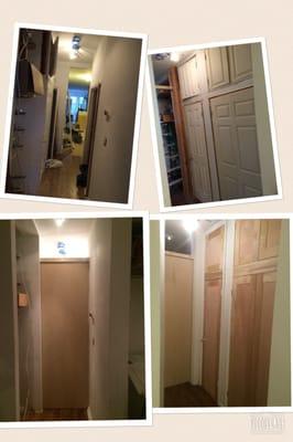 Pocket and closet doors install