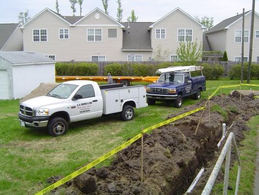 Aragona Church sewer project