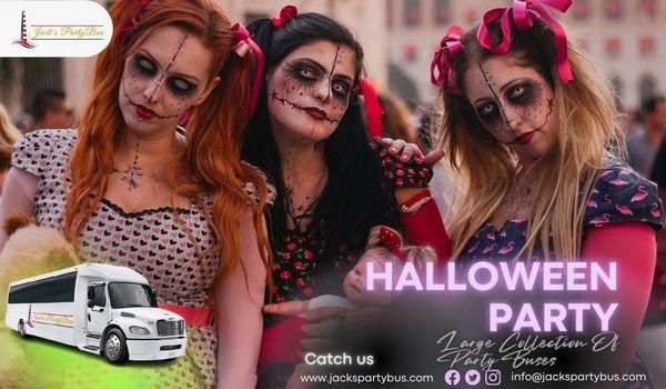 Halloween party bus rentals