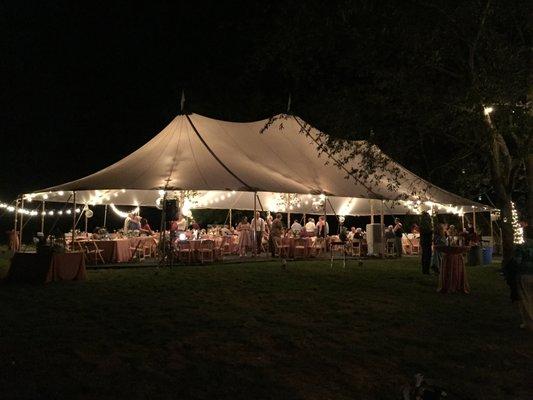 Sailcloth Wedding Tent