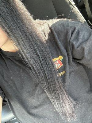 My hair was 3 different colors and completely damaged. I LOVE the results!