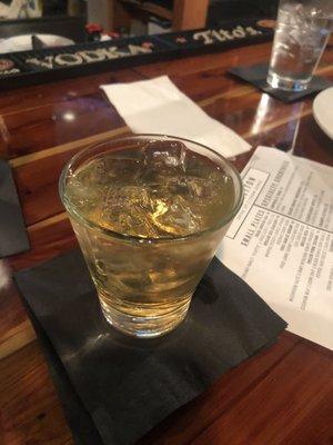 Whiskey and ginger ale