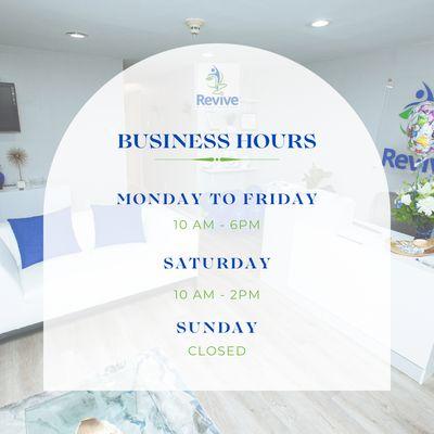 Business hours