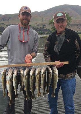 Walleye Fishing Near Newport, Oregon