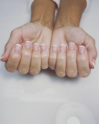 gel polish manicure