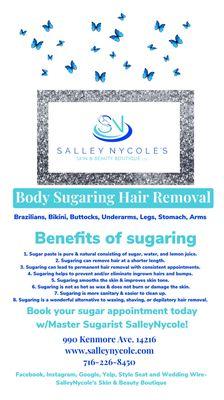 Benefits of body sugaring