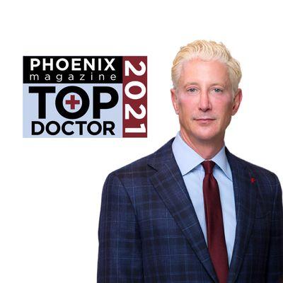 Dr. Maffi was recognized by his peers as a Top Doctor in Plastic Surgery in Phoenix Magazine's 2021 Top Doctor Issue.