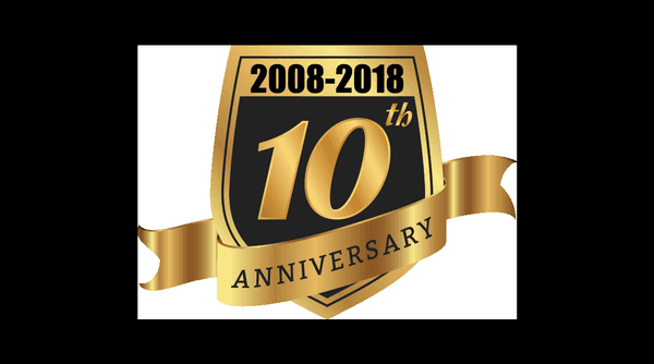 Celebrating our 10th year in business.