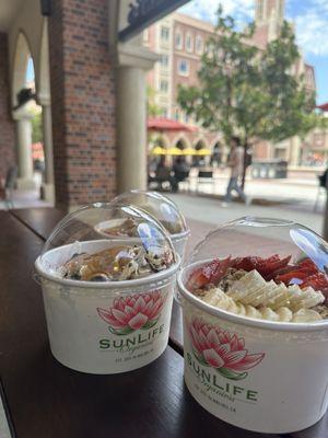 Hawaiin bowl and Buddha bowl