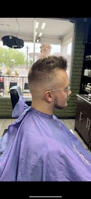 Barber Fade and shave