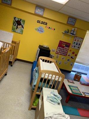 The new older infant room