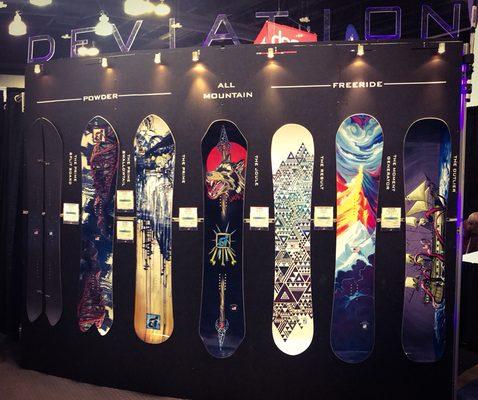 2018 snowboard lineup.