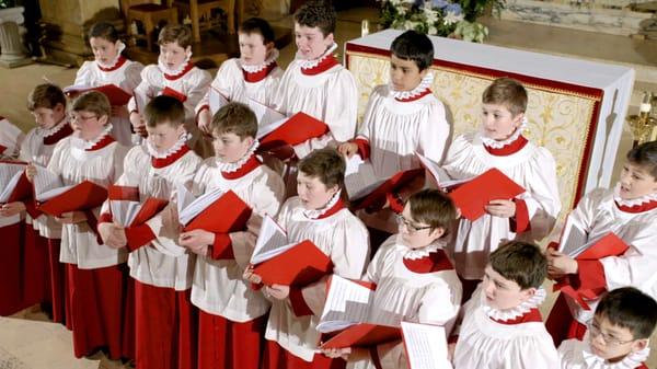 The Choristers rehearse daily and sing several times a week