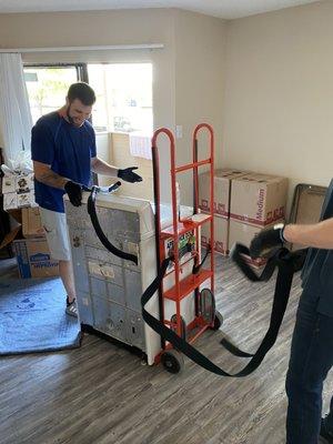 Our movers are always excited to work, no matter if heavy lifting is required.