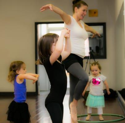 Dance class at The Dance Force in Norwood.