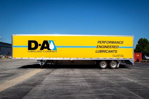 DA Lubricants 53ft Trailer Wrap by TKO Graphix