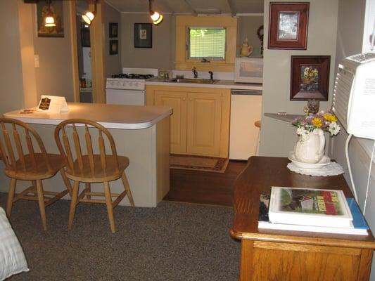 The Maybell Cottage comes with a kitchenette.