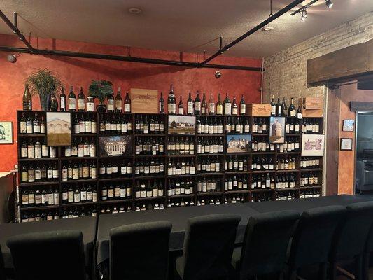 Wine wall