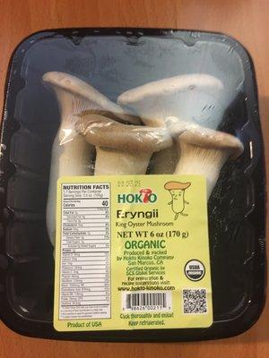 Organic King Oyster Mushrooms