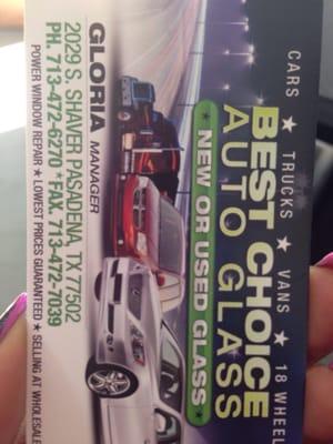 Best Choice Auto Glass