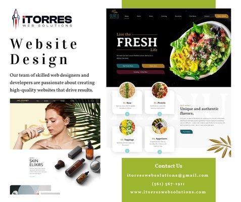 At ITorres Web Solutions, we specialize in crafting stunning, user-friendly websites that showcase your unique brand and drive results.