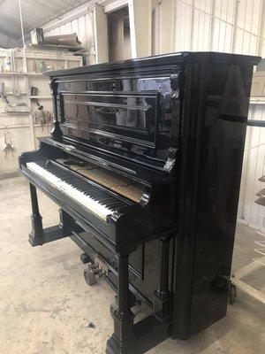 San Ysidro Ranch hacienda piano refinished after debris flow