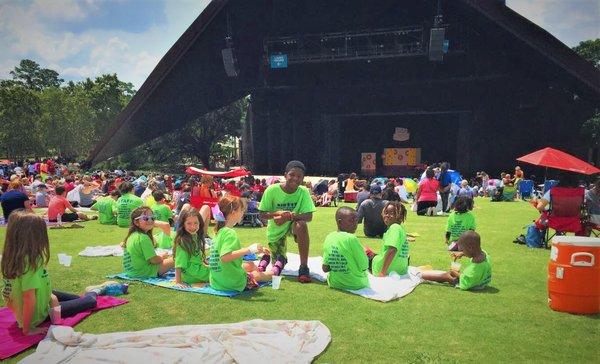 KidFit takes a field trip to an outdoor play at Miller Outdoor Theater