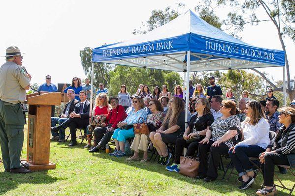 10x10 Tent for Friends Of Balboa Park