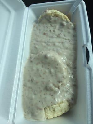 Double biscuits and gravy