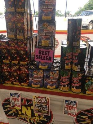 TNT fireworks tent