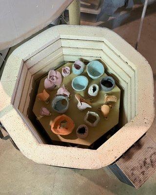 Ceramic pieces during Summer Camp