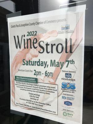 4/27/22 May 7th Wine Stroll