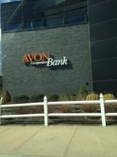 Avon Cooperative Bank -- 1 East Main Street / Route 28, Avon                      Sign