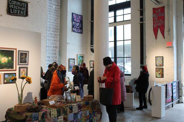 Radical Art Market happening in the gallery - Dec. 18, 2021