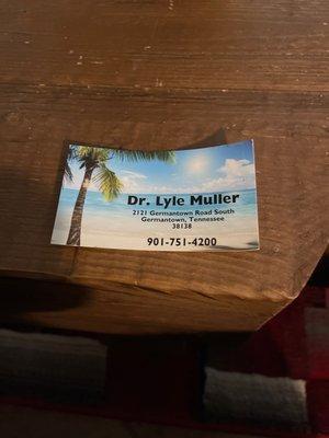 Lyle Muller, DDS, MsD