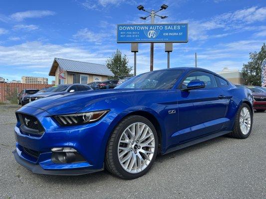 American muscle. 
Ford Mustang GT, Roush supercharged.