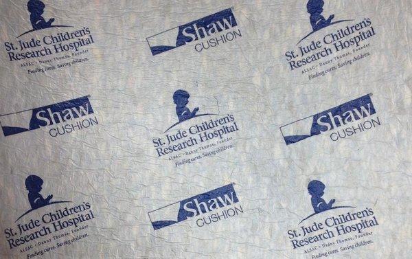 Proceeds from purchases of St. Jude padding go to this wonderful organization St. Jude Children's Hospital