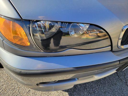 The 2001 BMW headlight restoration