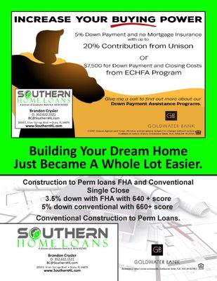 Down Payment assistance