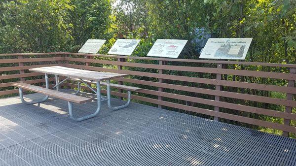 Picnic Table on the Fish Walk