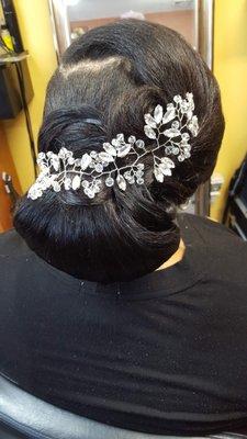 Bridal Bun Style