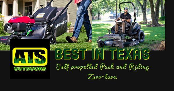 We sell and service dependable push and zero-turn riding mowers.