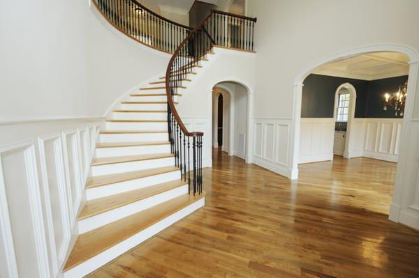 Clean home + stairway