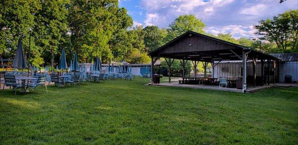 Pavilion and Tables.