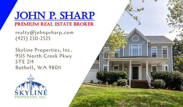 John P. Sharp, Premium Real Estate Broker