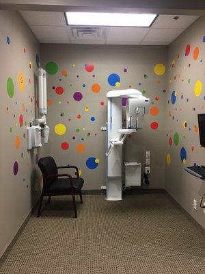 Our fun, super low dose radiation X-ray machine!