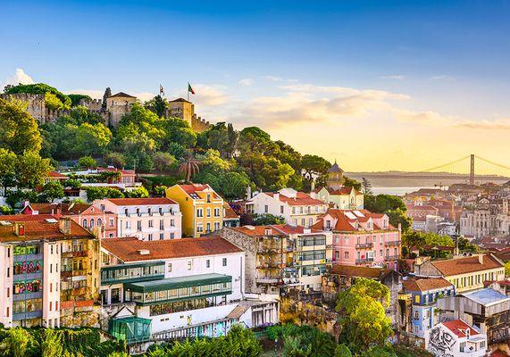 View above Lisbon, Portugal