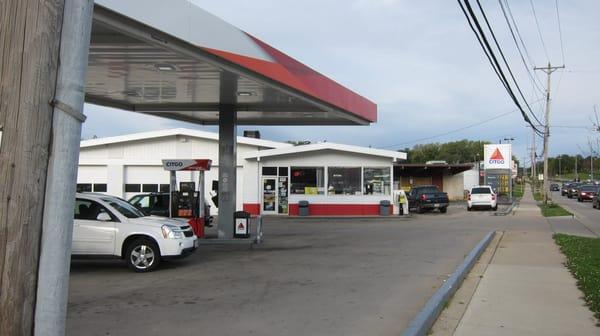 Converted to Citgo in summer 2014 - formerly operated as Tom's Shell Service Station