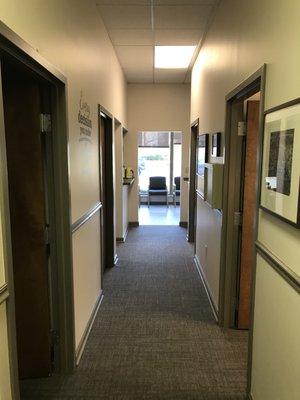 Hallway to Treatment Rooms