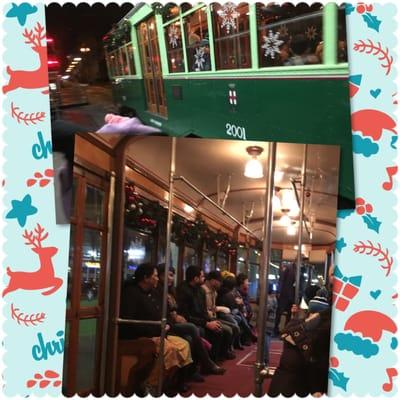 12/27/15 Christmas trolley! Runs 11/27 through 12/27! FREE!